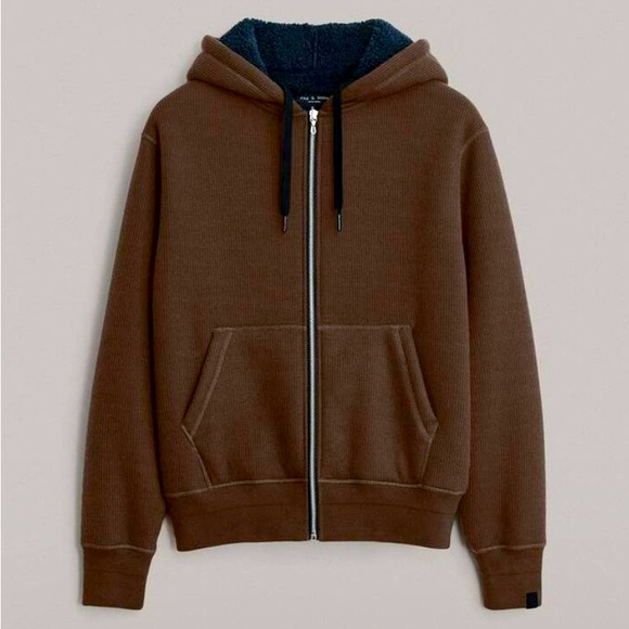 Rag & Bone Waffle Fleece Hoodie - Picture 2 of 16